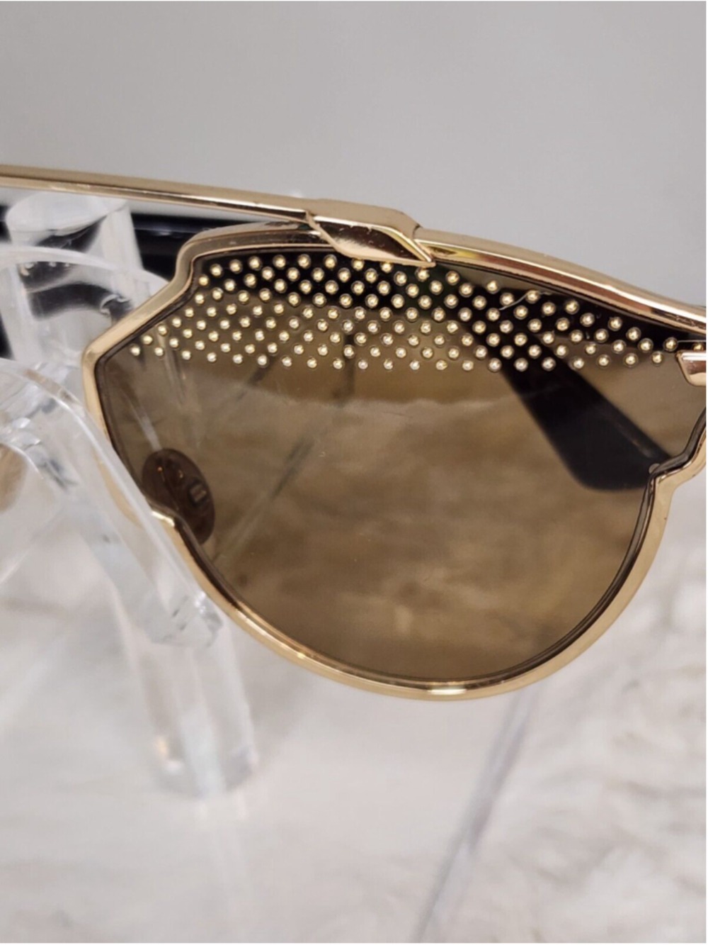 Christian Dior SO REAL S Studs gold black/light brown (RHL/5V A) Sunglasses - Picture 2 of 9